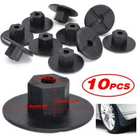 10x 4mm Fastener Nut Cover For Mercedes Benz BMW Fender Mud Flaps Splash Guard Wheel Arch Bumper Panel Retainer Unthreaded Clips Nails  Screws Fastene