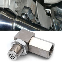 Universal 90องศา O2 Sensor Spacer Adapter เครื่องยนต์ Light CEL Check Bung Mini Catalytic Converter Connector Solid Auto Parts