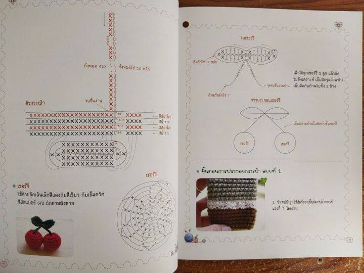 หนังสือ-สอนการถักโครเชต์-ชุด-กระเป๋าถักใส่โทรศัพท์