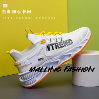 Malling Fashion รองเท้าผ้าใบผช รองเท้าวิ่งชาย รองเท้าผ้าใบผู้ชายสีดำ รองเท้าผ้าใบผู้ชาย ระบายอากาศดี กันน้ำ สวมใส่สบาย XYD2393H6J 39Z230927