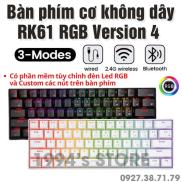 RK61 HOTSWAP - Bàn Phím Cơ Không Dây RK61 Version 4 - LED RGB Custom