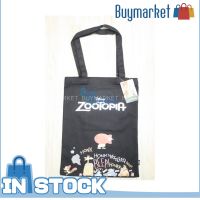 [ของแท้] Dis Ney Zo Otopia OFFICIAL Tote กระเป๋าถือ Traffic Jam BLACK Nick Judy Flash