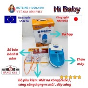 MÁY XÔNG KHÍ DUNG HIBABY CÔNG NGHỆ PHUN SƯƠNG HẠT SIÊU MỊN THẨM THẤU TỐT