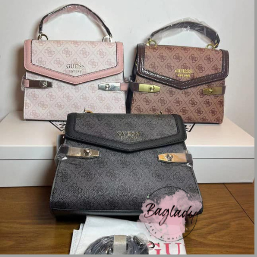 Guess Zadie Logo Top Handle Bag Lazada PH