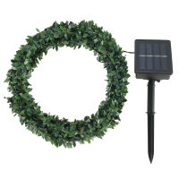 10M 100 LED String Light Solar Leaf Lights Waterproof Outdoor Fairy Garland Lamp For Christmas Party Garden Decoration