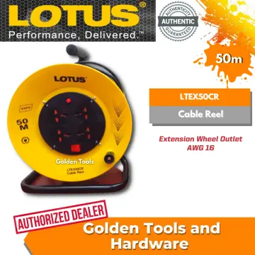 Lotus LTEX50CR 50-Meters Cable Reel Extension – GIGATOOLS