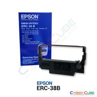 Vo หมึกสี -- EPSON ERC-38B Black Ribbon Cartridge ตลับผ้าหมึกดอทเมตริกซ์ แท้ 100% #ตลับสี  #หมึกปริ้นเตอร์  #หมึกสีเครื่องปริ้น