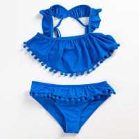 NEW 2020 Girls Swimwear 3~13Y Baby Girls Swimsuit Kids Bikini Sets Teenager Children Swimwear Kids Swimwear Beachwear-SW458