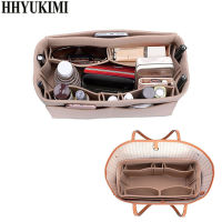 【cw】Women Makeup OrganizerFelt Cloth Insert Bag For Handbag Travel Cosmetic Bag Makeup Storage Organizer Fit Various nd Bags ！