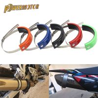 Motorcycle Exhaust Pipe Drop Protection Ring Muffler Protection Rubber For 100-140mm Motorcycle Exhaust Stainless Steel Clamp