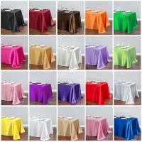 Morris8 1pcs Rectangle Satin Tablecloth Table Overlays Wedding Decoration Banquet Dining Cover New Year Christmas Cloth