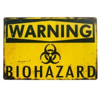 Tanlinxin คำเตือน Biohazard ป้ายโลหะดีบุกสำหรับโรงรถและผับ Art ภาพวาดโปสเตอร์ Home Wall Decor-แผ่นเหล็กทนทาน