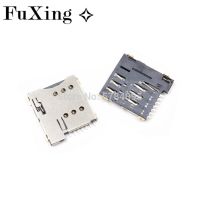 Nano-SIM Card Holder Push-push Type 7PIN Mini Sim Card Socket nano sim card Connector 7pin push card socket holder SIM-7Pin New