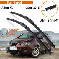 Car Wiper Blade For Seat Altea XL 2006-2015 Windshield Rubber Silicon Refill Front Window Wiper 26"+26R" LHD RHD Accessories