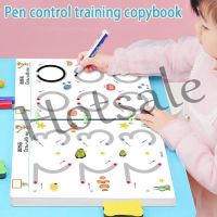 【hot sale】 ✾ B02 Magical Tracing Workbook Set Erasable Pen Control Training Painting Exercise Game Puzzle Educational Toys for Kids