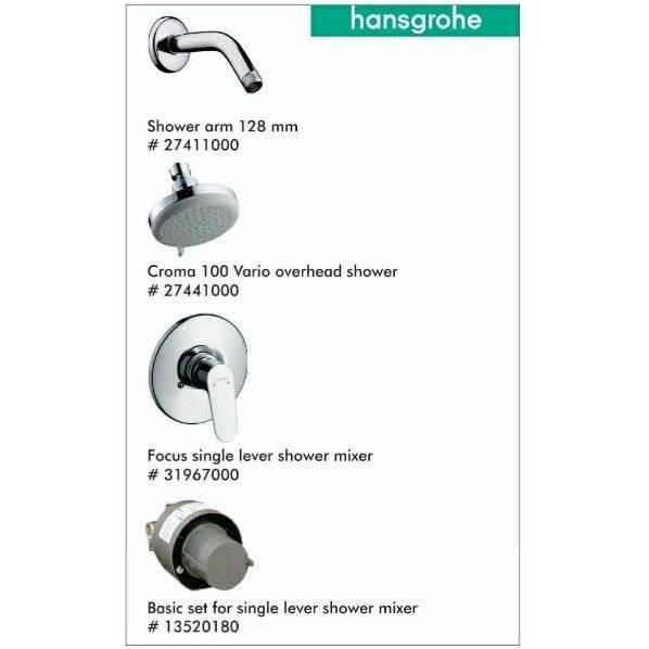 Paket Hansgrohe Shower mixer Overhead Shower / Shower Hansgrohe