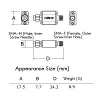 922.5MHz RFID SAW Bandpass Filter 1DB Bandwidth 5MHz922 Filter