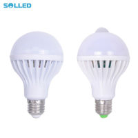 SOLLED ควบคุมแสงเสียงโคมไฟ Led หลอดไฟเซ็นเซอร์ตรวจจับการเคลื่อนไหวบ้านแสงสำหรับประตูบันได