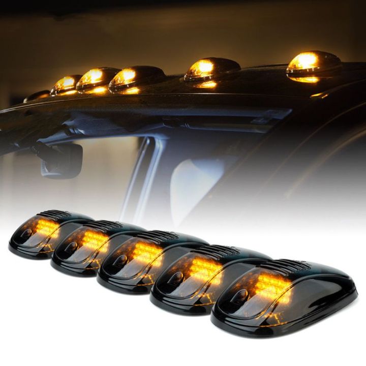ไฟled-12ดวงสำหรับติดบนหลังคารถกะบะ-ชุดไฟส่องสว่างสำหรับรถออฟโรดsuvรถบรรทุกจำนวน5ชิ้น