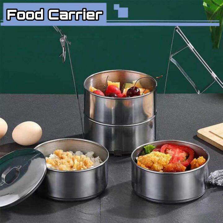 ปิ่นโตสเเตนเลส-ปิ่นโต-สแตนเลส-ขนาด-14-ซม-stainless-steel-ware-food-carrier