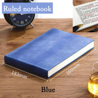 Horizontal Soft Leather Grid Student Notebook Large B5 Mind Map Pixel Grid Notepad Sketchbook Korean Simple Office Stationery