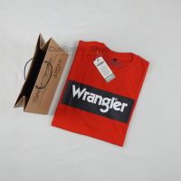 เสื้อยืด Wrangler ชาย/หญิง ผ้าตคอตอน 30s นำเข้าฟรีถุงกระดาษ