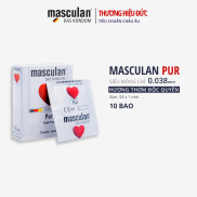 Hộp 3 Cái Bao cao su Masculan Pur Superfine Siêu Mỏng, Cao Cấp