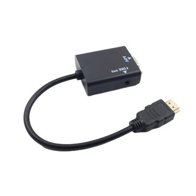 ✧✿ Audio Output Adapter Support Hdcp Durable Practical Hot-swappable Compatible Converter Adapter Cable Black Adapter Vga Converter