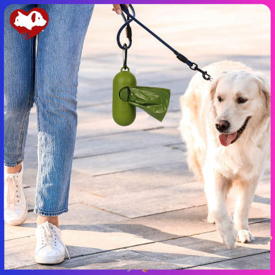 ถุงใส่ขยะพิมพ์ลายกระดูกสุนัข10/20ม้วนวัสดุรักษาความสะอาดสัตว์เลี้ยงถุงอุจจาระความจุมากแบบหนาย่อยสลายได้ Epi