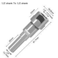 ก้านก้านต่อ1/2 1/4Quot; 12.7Mm 12Mm 6.35Mm 8เครื่องโม่มิลลิเมตรสำหรับเราเตอร์แกะสลักไม้ซีเอ็นซีบิตเครื่องแกะสลักการขยาย