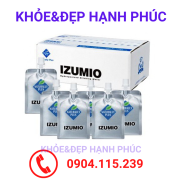 CHÍNH HÃNG  Nước chống oxy hoá Izumio giàu hydro thùng 48 gói Date T10