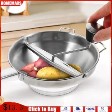 3 Interchangeable Discs Potato Ricer, Manual Masher for Potatoes, Fruits -  China Potato Masher and Potato Ricers price