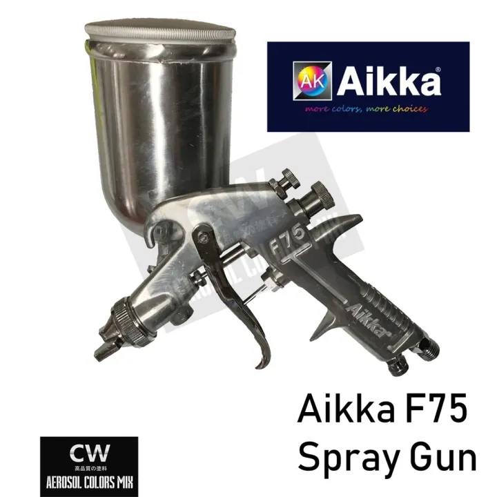 SPECIAL PROMO !!! [ Aikka F75 Gravity Spray Gun ] 1.5mm Nozzle 400cc / 600cc 喷漆枪 Standard