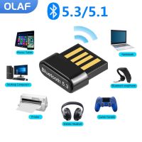 2023azx3phx3 Olaf 5.1/5.3 USB Bluetooth อะแดปเตอร์ BT5.0 Dongle สำหรับ แล็ปท็อปลำโพงไร้สายหูฟังตัวรับสัญญาณ เครื่องส่งสัญญาณ