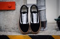 VANS Old Skool (PRO) - Black/Medium Gum แท้100%  พร้อมส่ง (สินค้ามีกล่อง)  [มีบริการเก็บเงินปลายทาง]????