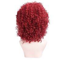 MUMUPI Glueless Brazilian Hair Afro Kinky Curly Pre Plucked Wig For Black Women Full End Slove Gift ของขวัญ