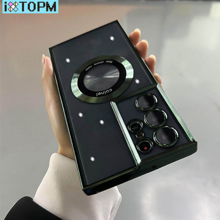 Luxury Clear Silicone Wireless Charging Case For Samsung