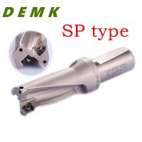 SP series insert U drill 10mm-50mm 2D 3D 4D 5D depth fast drill สําหรับแต่ละยี่ห้อ SPMG insert Machinery Lathe CNC drill bit set