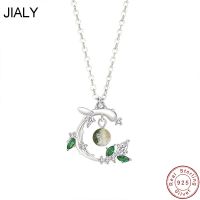 JIALY European CZ Wisteria 925 Sterling Silver Necklace Clavicle Chain For Women Birthday Party Gift Wedding Jewelry