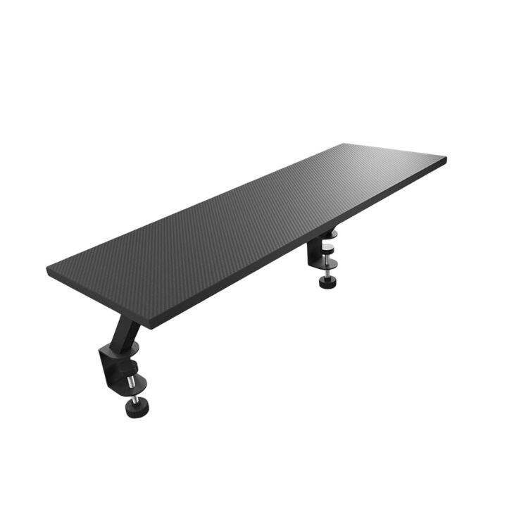 【CW】 Desktop ClampOn Monitor Riser Stand Installation C Clamp Mounted Floating Desk Shelf for