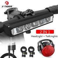 ♕ X-TIGER Bicycle Light 8000mAh High Capacity Super Bright LED Bike Headlight Taillight Waterproof Cycling Flashlight Accessories