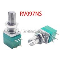 5pcs RV097NS 5K 10K 20K 50K 100K 500K B5K with a switch audio 5pin shaft 15mm  amplifier sealing potentiometer Guitar Bass Accessories