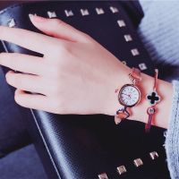 【Hot Sale】 style mini girl watch female retro Mori temperament versatile fresh student Korean version simple