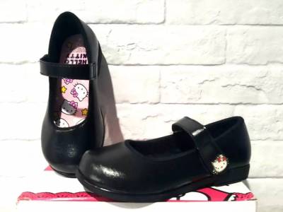 ((ของแท้/magic tape)) รองเท้าคิตตี้รองเท้านักเรียน รองเท้านักเรียนหญิง Hello Kitty Shool Shoes For Girls (Size 24-33)