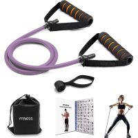 【CW】 Exercise Resistance Bands with Handles and Non-Slip Handles Door Anchor Workout