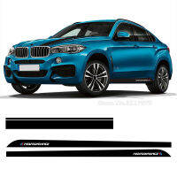 สำหรับ BMW X6เมตร F16 F86 G06เมตรประสิทธิภาพรถฮู้ดกระจกมองหลัง Bonnet รูปลอกประตูด้านข้างลายกระโปรงร่างกาย DIY สติ๊กเกอร์ตกแต่ง