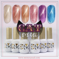 สีเจลตาแมว KNS Cat Eye Gel โทนสีอ่อน 6 สี 6 ขวด ขวดใหญ่ 15 ML