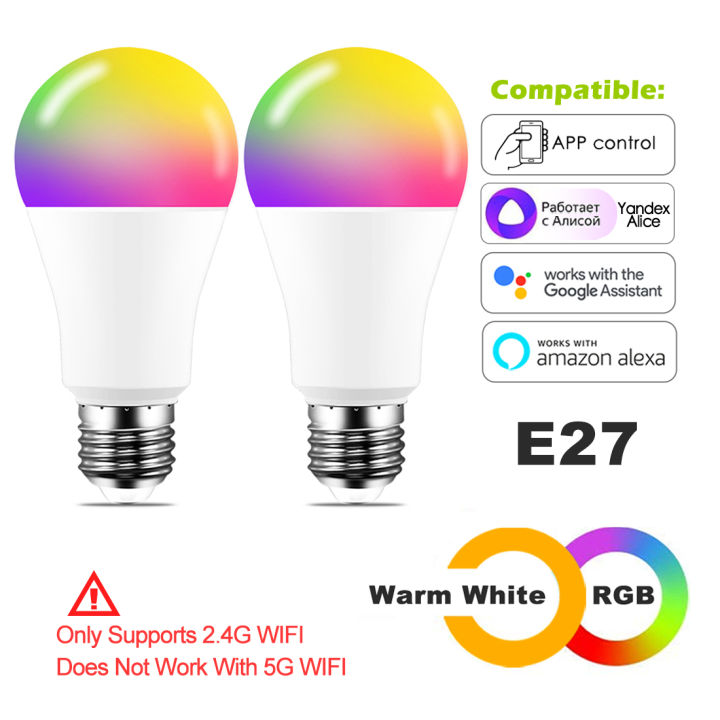 wifi-สมาร์ทหลอดไฟ-15w-e27-หลอดไฟ-led-เปลี่ยนสี-magic-rgb-สีขาวทำงาน-alexa-google-home-yandex-alice-หรี่แสงได้จับเวลา-dliqnzmdjasfg