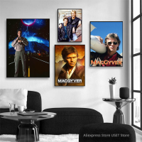 MacGyver 1985ทีวีซีรีส์ภาพยนตร์ทีวีเล่นอนุกรมผ้าใบโปสเตอร์และภาพพิมพ์ผืนผ้าใบจิตรกรรมตกแต่งบ้าน Liyanhong2