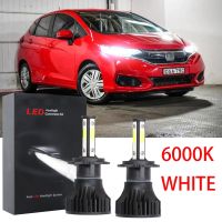 ชุดหลอดไฟหน้าฮาโลเจน LED 6000K 2016 2017 แบบเปลี่ยน สําหรับ Honda Jazz GK 3rd Gen 2014-2015-2020 2PCS